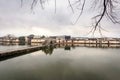 Chinese traditional ancient village, Hongcun, Anhui Provence Royalty Free Stock Photo